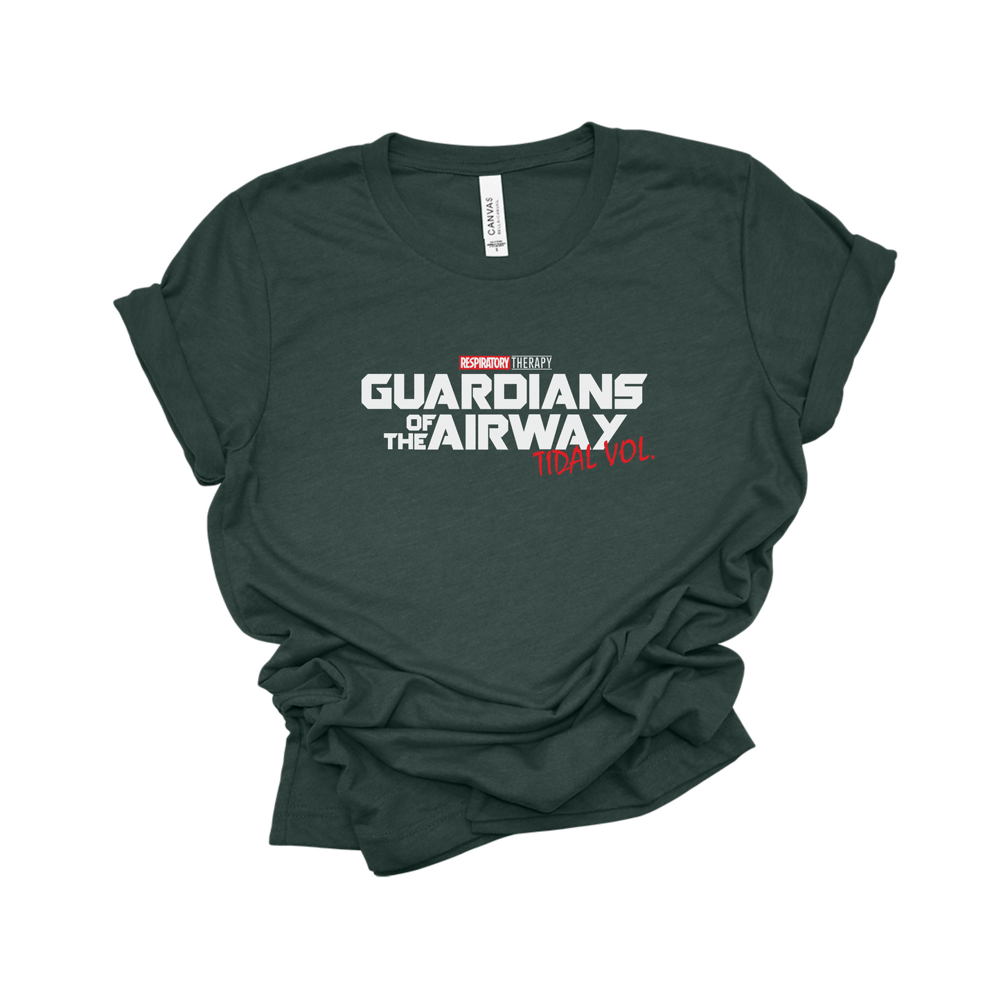 Guardians of the Airway: Tidal Volume Respiratory Therapist Tee